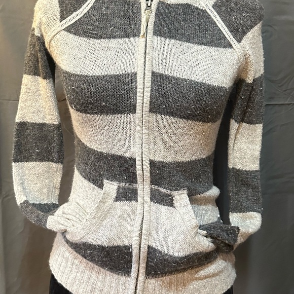 Aeropostale Petite Knit Zip Up Hoodie - Picture 4 of 7